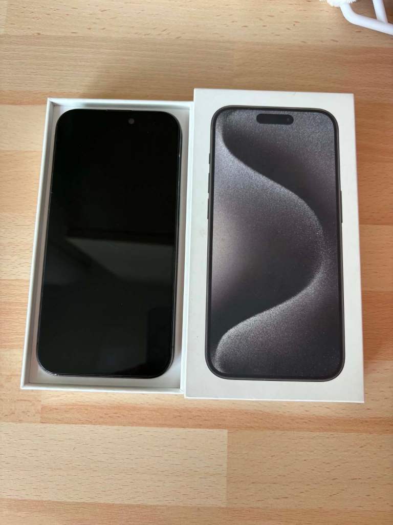 Apple iPhone 15 Pro Graphite Black, As Good As New
