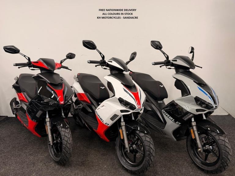 LEXMOTO DIABLO 50 ** READY TO RIDE AWAY - BRAND NEW - FREE DELIVERY **