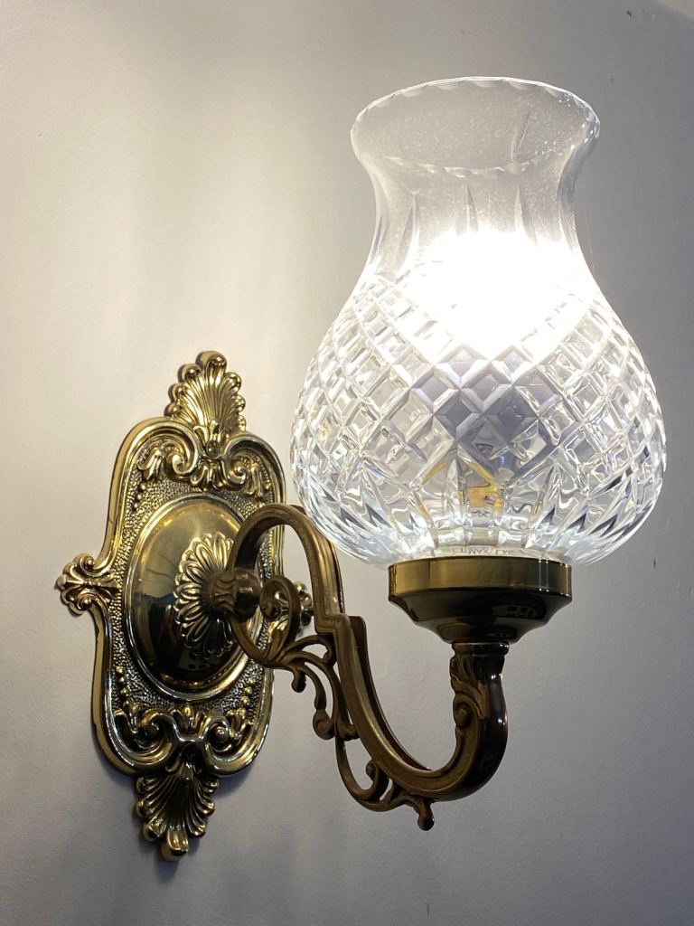 2 x Chandalier/Lights with matching wall lights