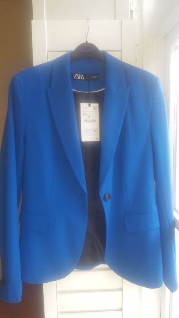 Brand New Royal Blue Zara Jacket with Tags (Size 10) – £35 ONO – Quick Sale 