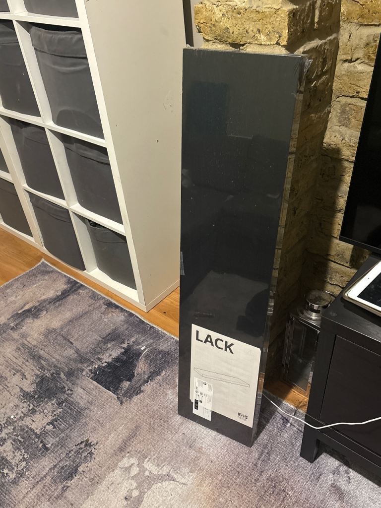 IKEA LACK Wall Shelf Unit - Black, Brand New