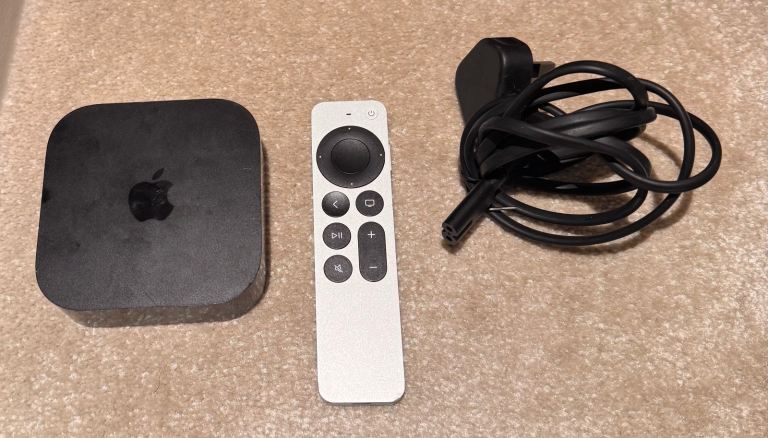 Apple TV Siri Remote - Silver, Good Condition
