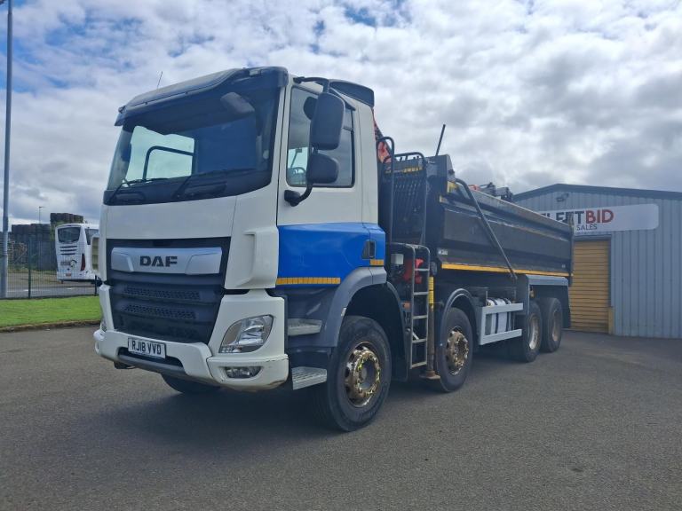 DAF TRUCKS CF 450 8X4 TIPPER GRAB, EURO 6, EPSLON 125
