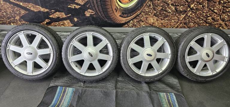 Ford Genuine 16 alloy wheels + 4 x tyres 195 45 16