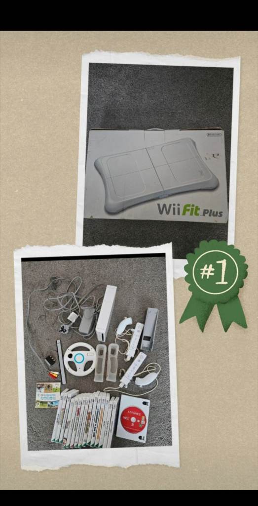 *Bargain* Wii fit plus (NEW) and wii console with games bundle & accessories