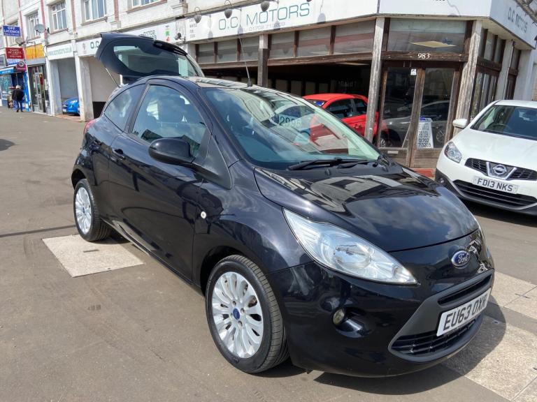 2013 63 Ford KA 1.2 Zetec Black 2-Owners £35 Tax