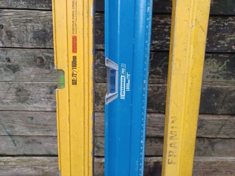 Spirit Levels - Set of 3, Various Sizes