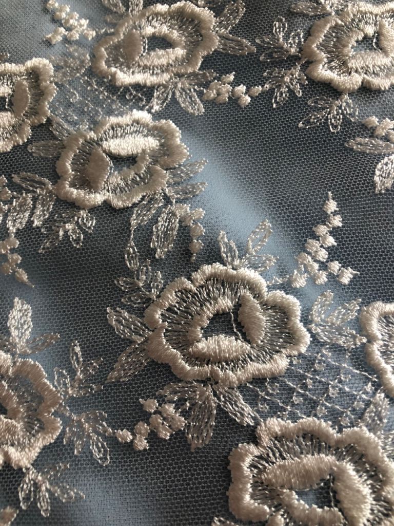 Beautiful Guipure Lace Fabric – 7.75 Metres Cream/White