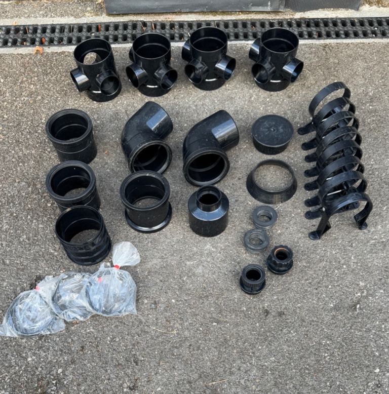 Black Polypipe 110mm Soil Fittings Bundle