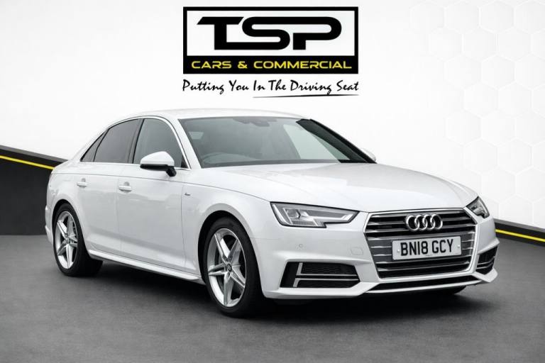 2018 Audi A4 2.0 TFSI S line Saloon 4dr Petrol S Tronic quattro Euro 6 (s/s) (252 ps) Saloon Petr...