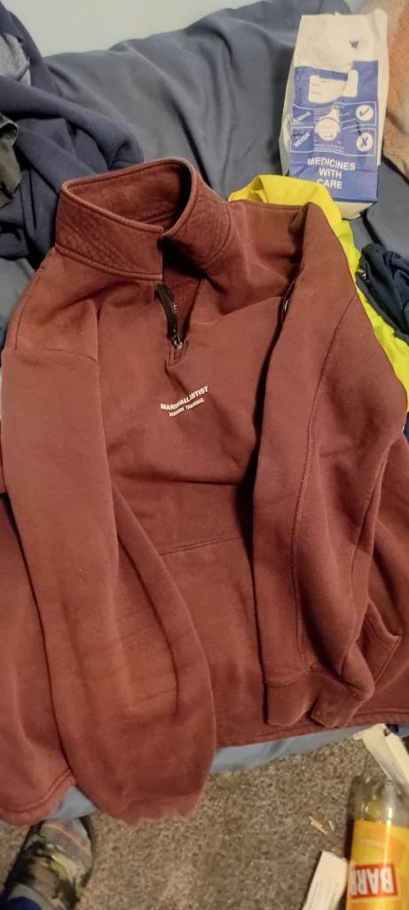 Marshal artist half zip jumper