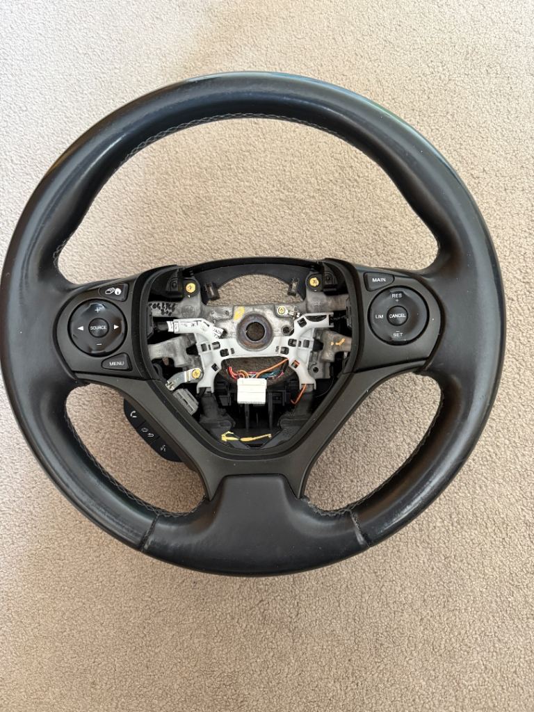 Honda Civic leather steering wheel 