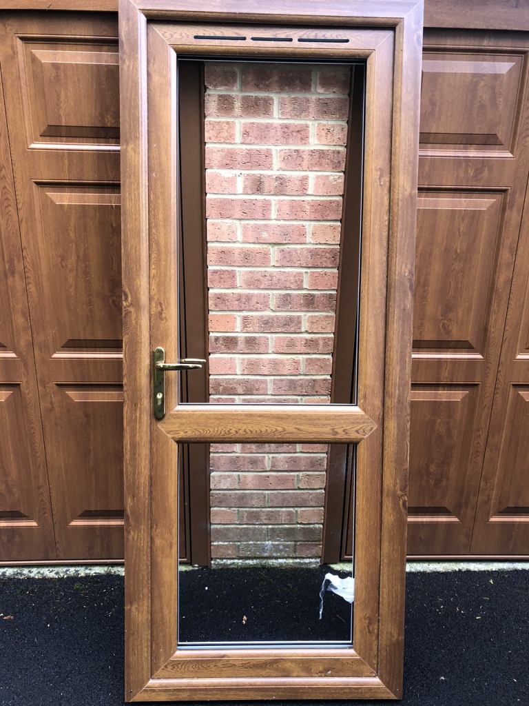 Golden Oak pvc door