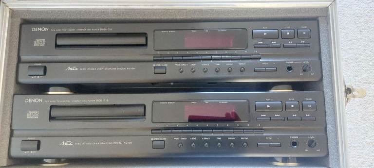 Denon cd715 x2 with pitch control