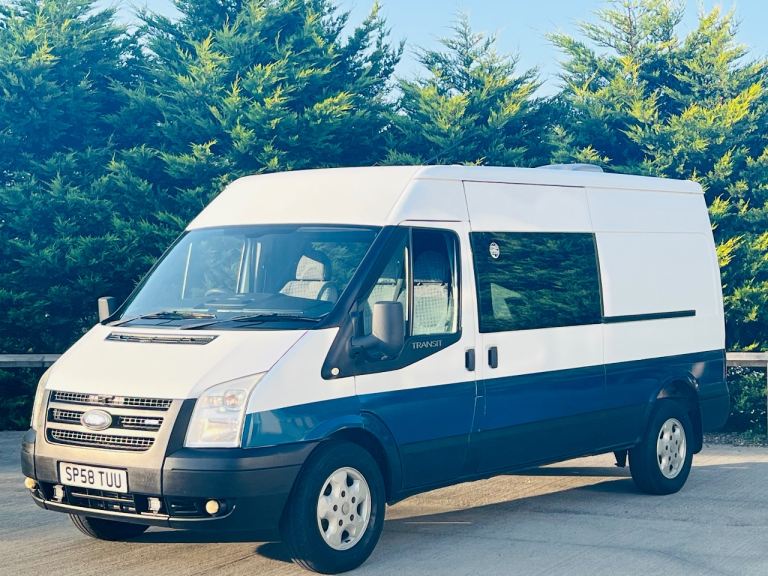 2009 (08) Ford Transit Tdci Duratorq Rwd Lwb 2.4 Diesel Registered as Campervan Low Mileage 66k!