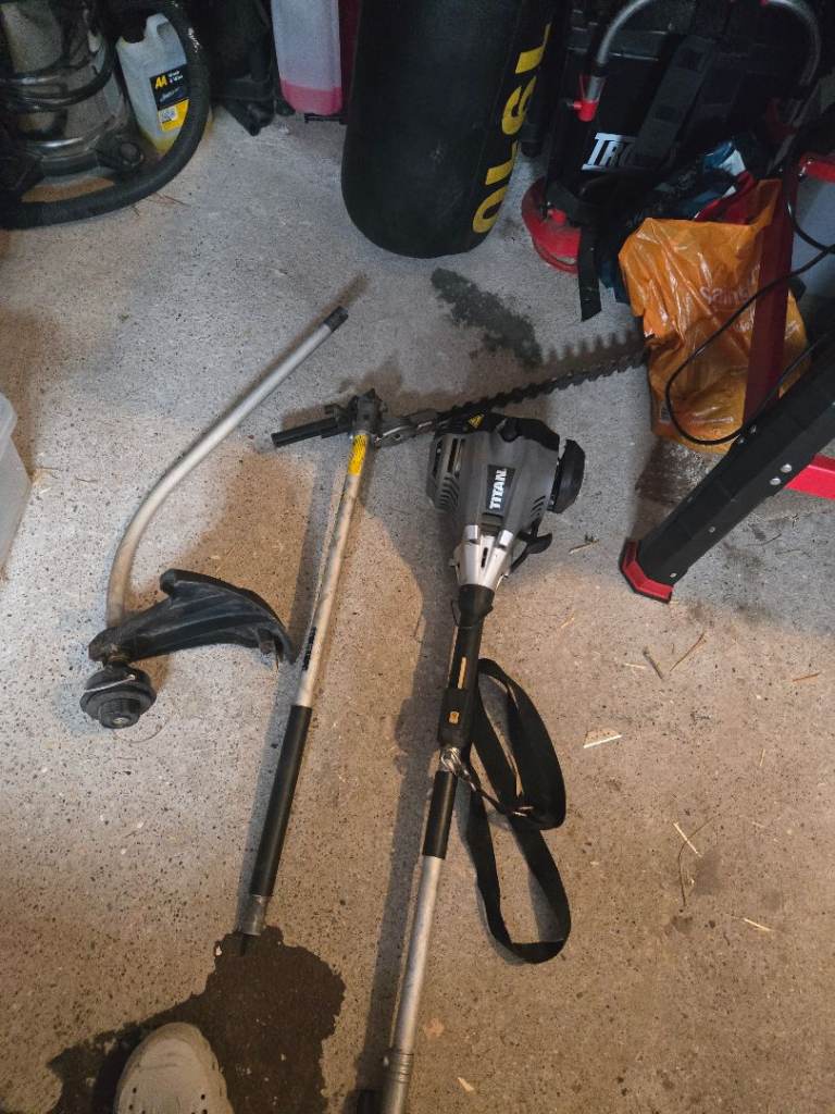 Titan Garden Multi-Tool Hedge Trimmer & Strimmer Attachments