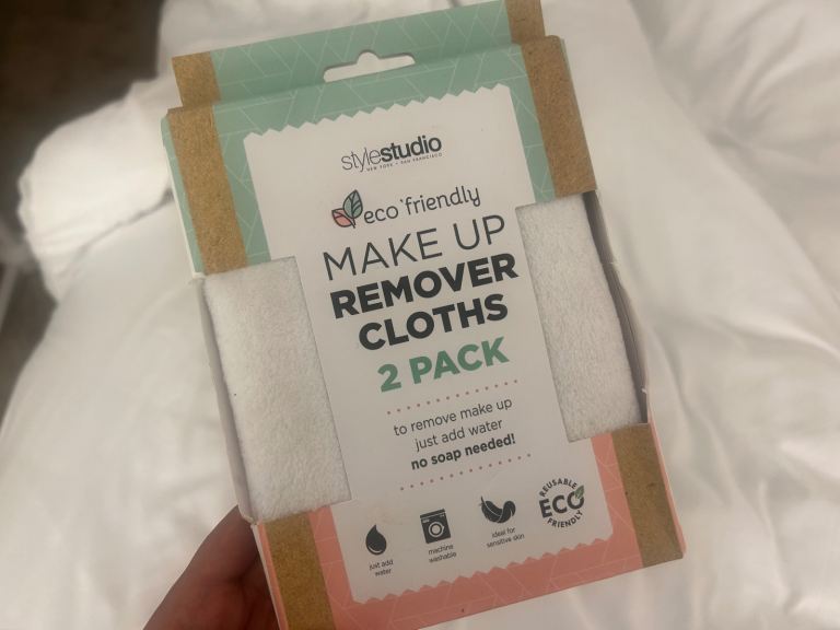 Style Studio Eco-Friendly Make Up Remover Cloths - 2 Pack, NEW