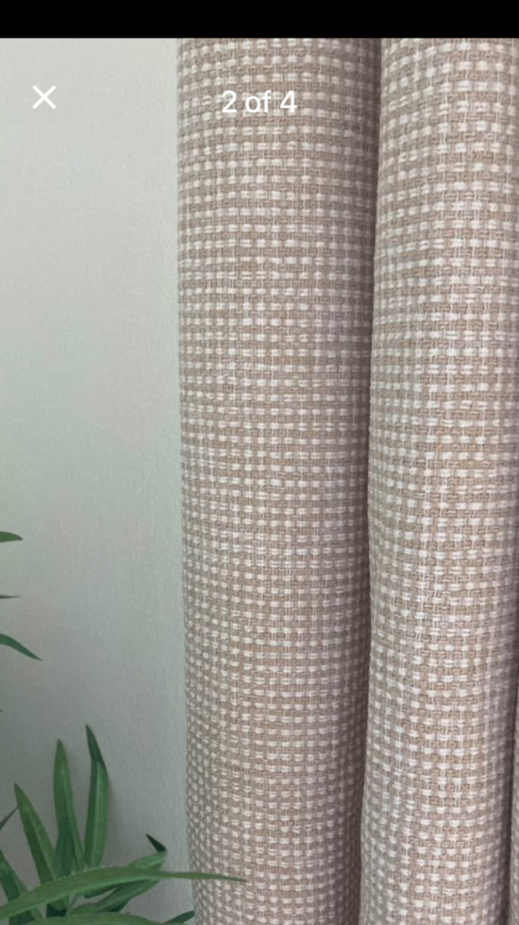 Med-heavy weight Dunelm curtains