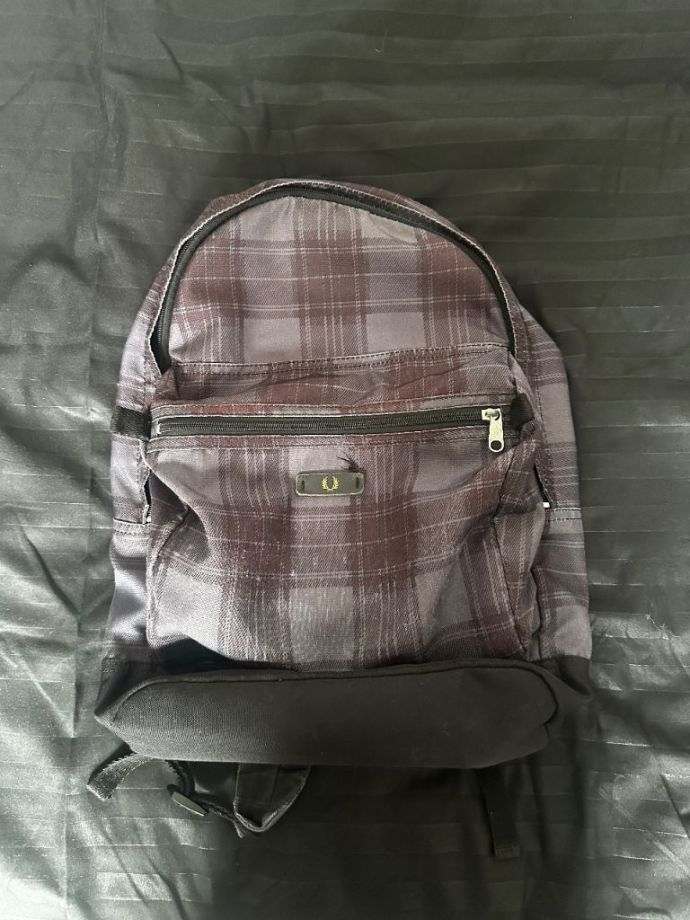 Fred Perry Tartan Backpack