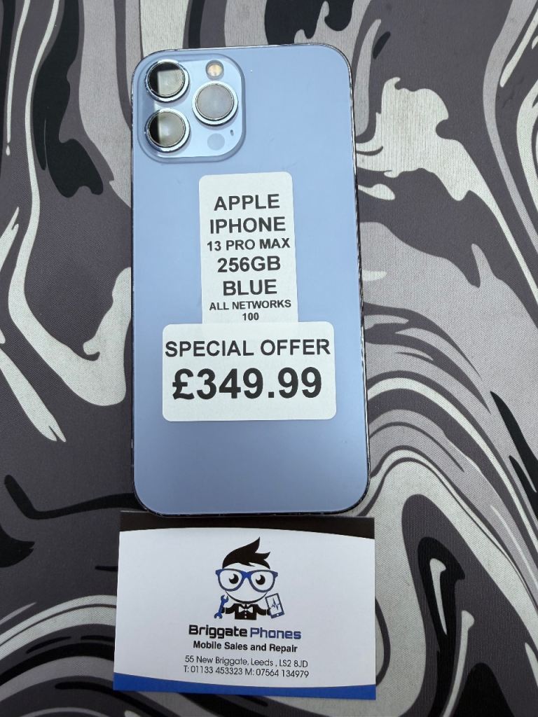 APPLE IPHONE 13 PRO MAX 128GB UNLOCKED ALL NETWORKS ONE YEAR WARRANTY 