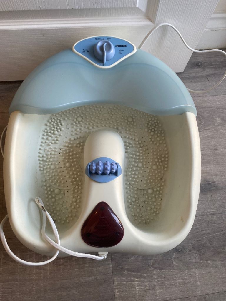 Foot massager with facial and nasal steamer