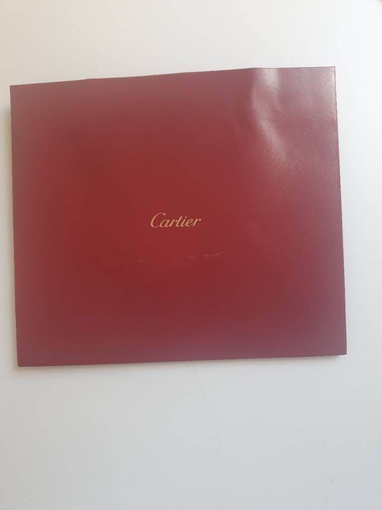 Cartier Gift Bag - Red with Gold Logo