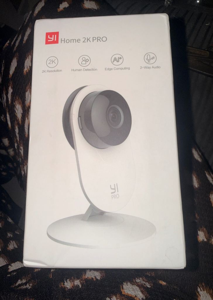 YI Home 2K PRO Security Camera – NEW in Box, 2-Way Audio
