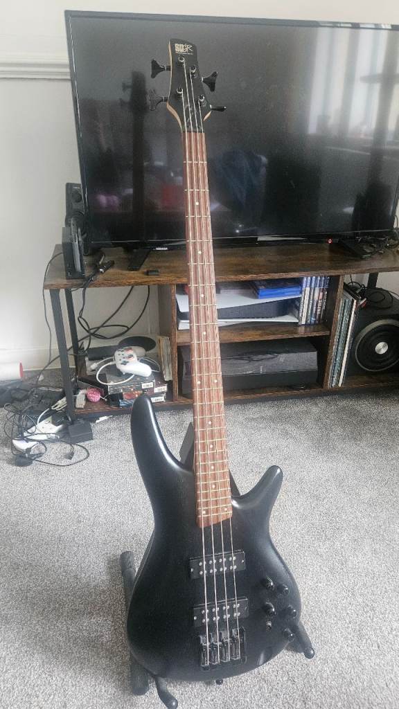 Ibanez SR300EB 4 String Bass Guitar in Weathered Black