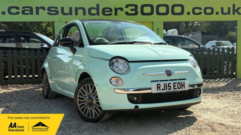 2015 Fiat 500C 1.2 TwinAir Cult Convertible 2dr Petrol Manual Euro 6 (s/s) (69 bhp) Convertible P...