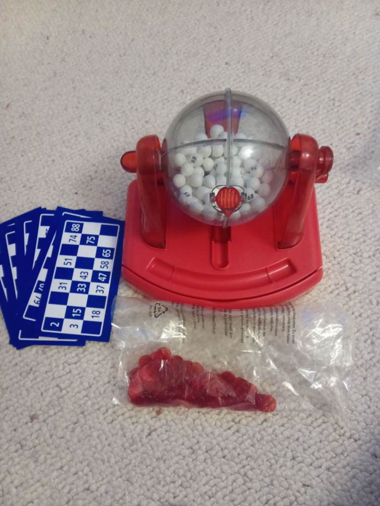 Chad Valley bingo & lottery number selector