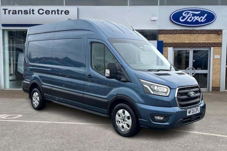 2025 Ford Transit 350 Limited AUTO L3 H3 LWB High Roof FWD 2.0 EcoBlue 130ps Automatic Panel Van ...