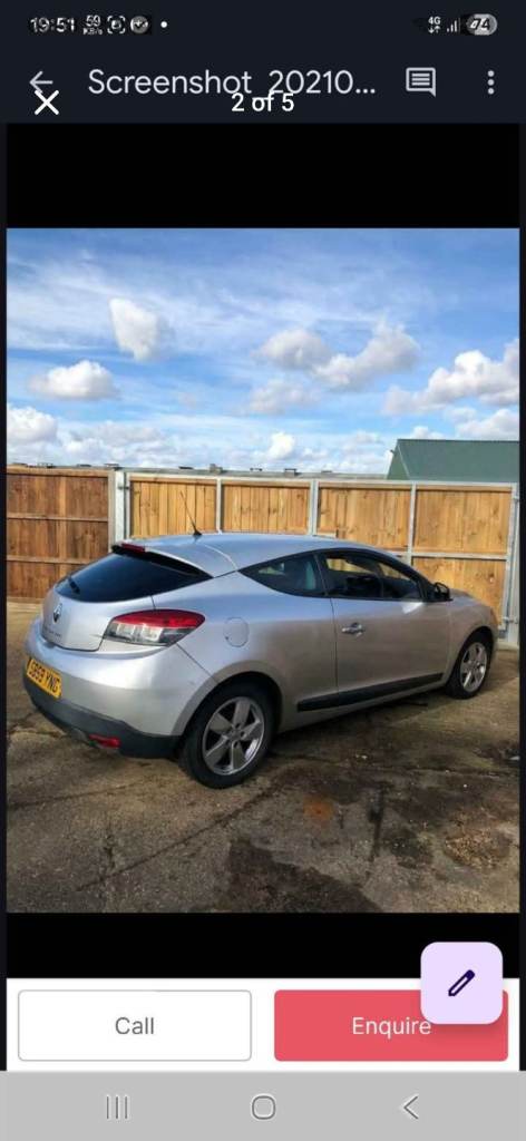 Renault, MEGANE, Coupe, 2010, Manual, 1461 (cc), 2 doors