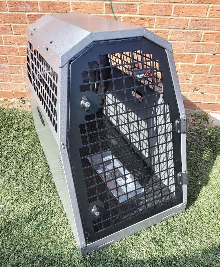 Trans K9 ( B37 ) Transport single dog box ( Lockable & Crash Tested ) TransK9