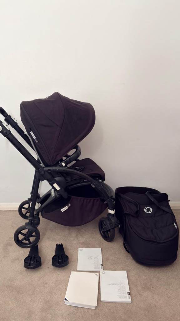 Bugaboo bee 6 pushchair with cot