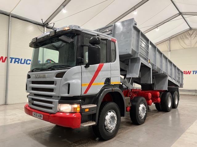 Scania P340 8x4 Rest Cab Steel Tipper Manual