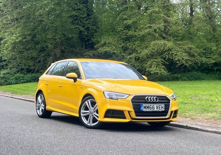 2016 66 AUDI A3 2.0 TDI S LINE SPORTBACK 5DR DIESEL MANUAL EURO 6 (S/S) (150 PS)