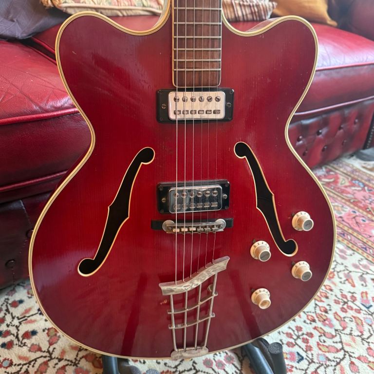 Hofner 4571 Thinline Hollowbody Electric Guitar 1965 - Cherry