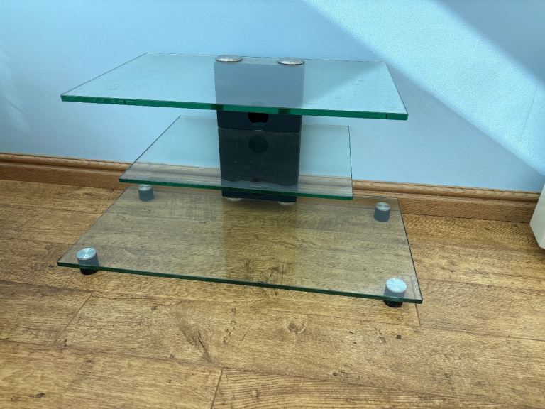 Glass TV Stand / Media Unit – Good Condition