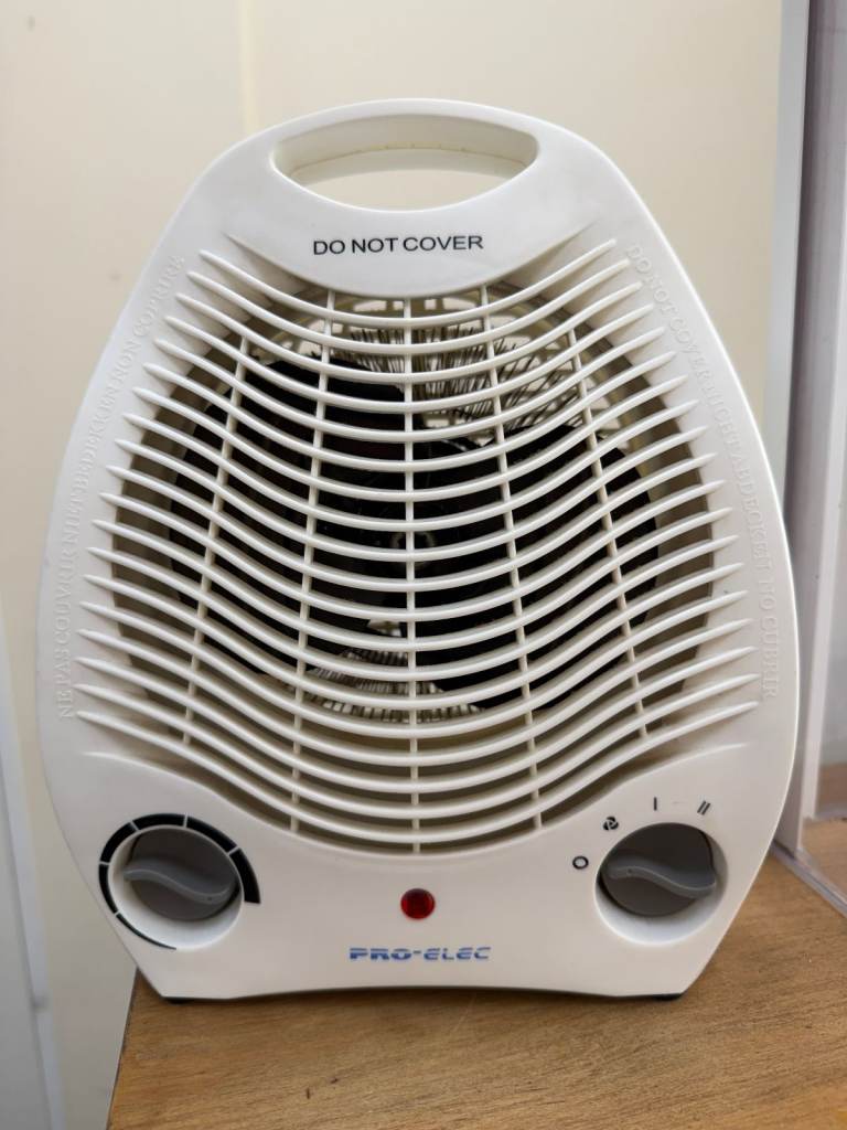 Portable Electric Fan Heaters – Various Brands, Good Condition