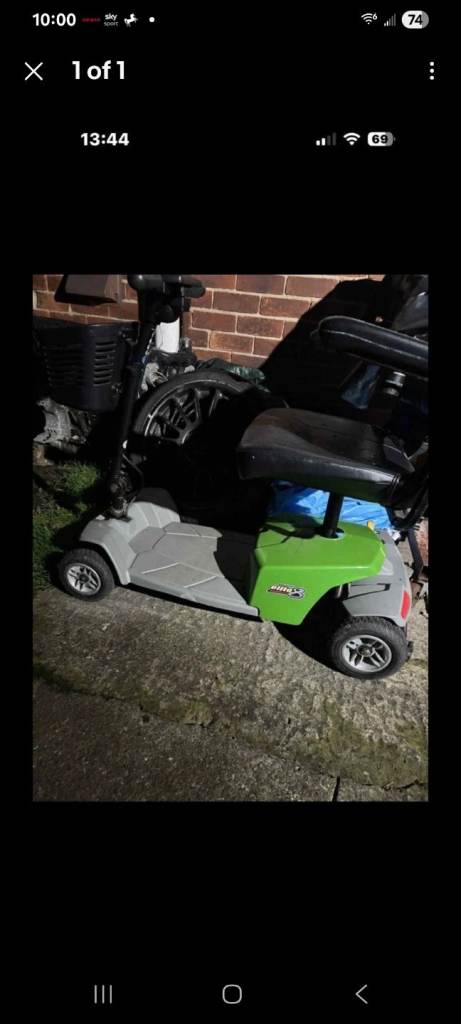 Spares or repairs mega motion elite 8 mobility scooter 