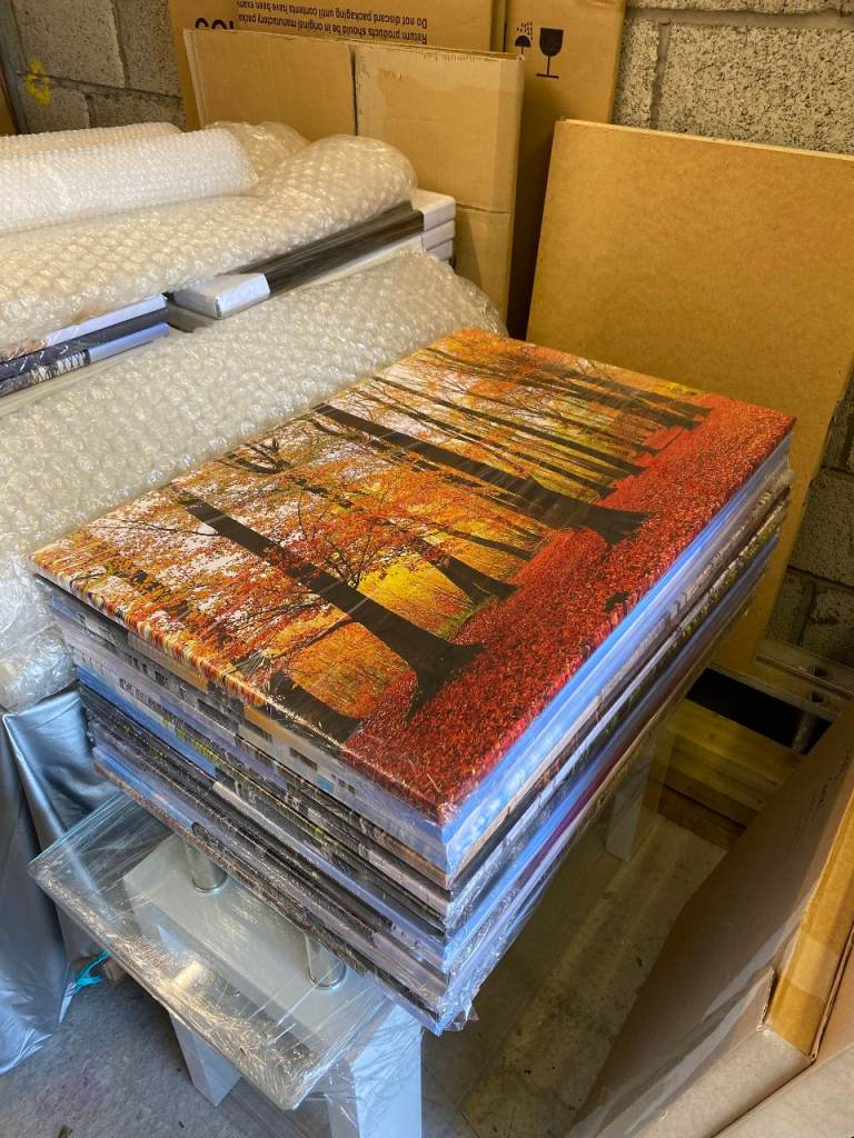 Wall Art Job Lot – 75x50cm Canvas Prints – Clearance Stock