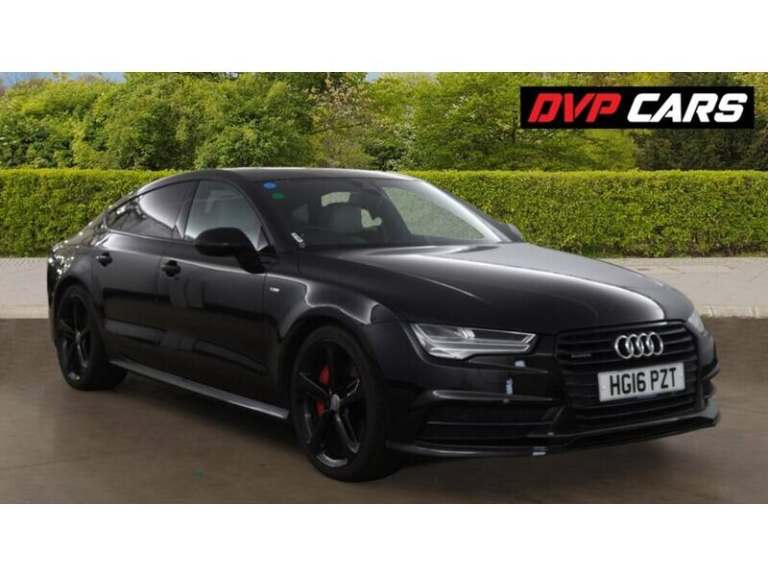 2016 Audi A7 3.0T FSI Quattro Black Edition 5dr S Tronic HATCHBACK PETROL Automatic
