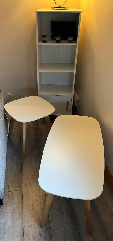 Bookcase and table set