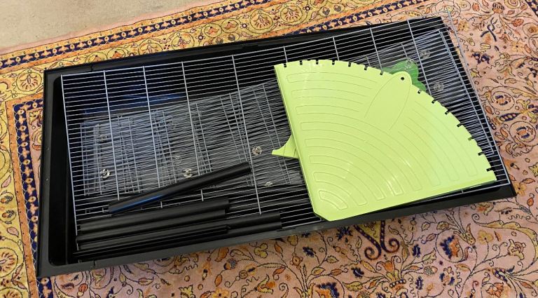 Hamster cage and lots of accessories 