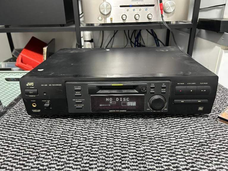 JVC XM-228 Mini Disc player / recorder (faulty)