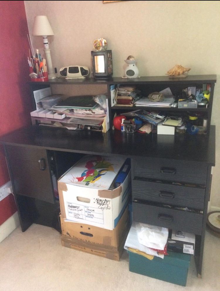 Desk - black ash