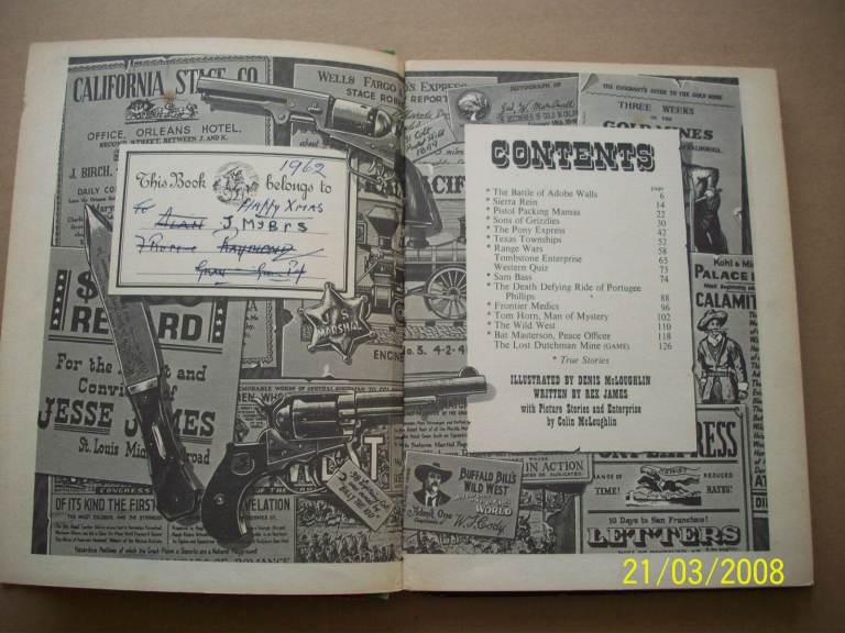 BUFFALO BILL Wild West Annual no.12 (1962) 