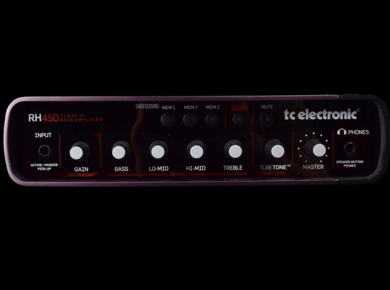 TC Electronic RH450 Bass amplifier, lovely powerful sound, boxed with booklet