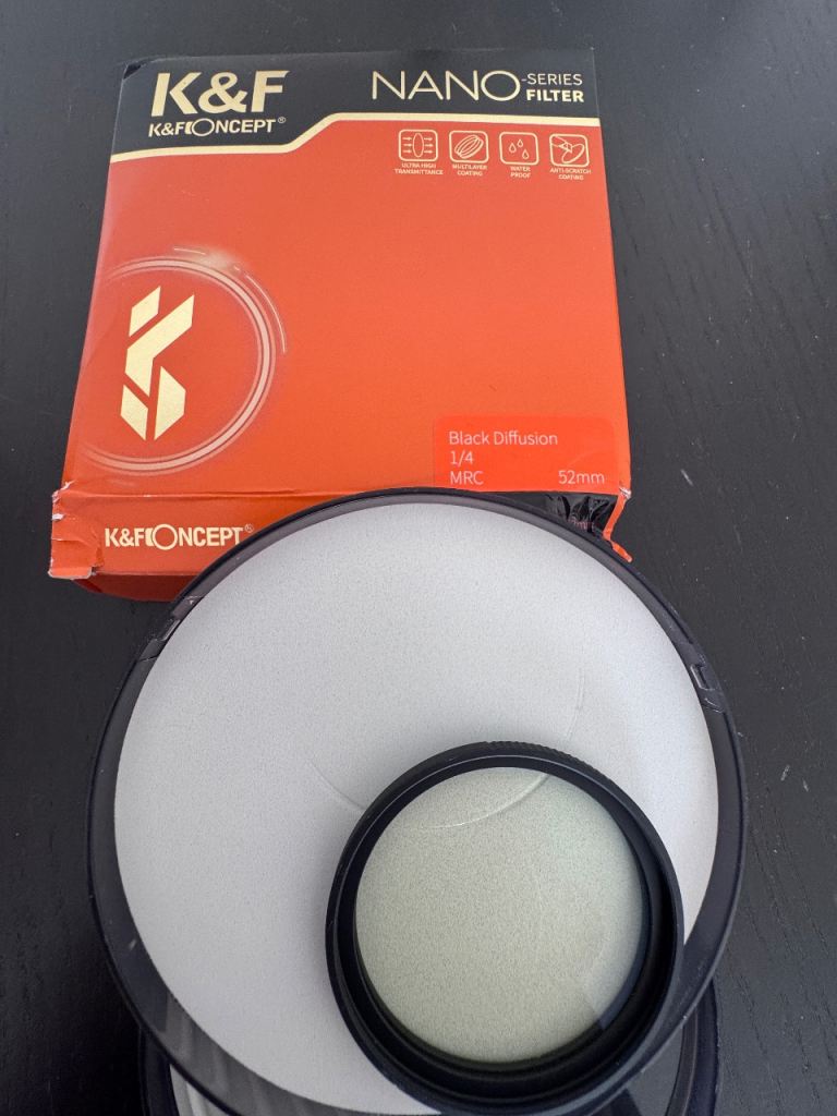 K&F Concept Nano-Series Black Diffusion 1/4 MRC 52mm Filter