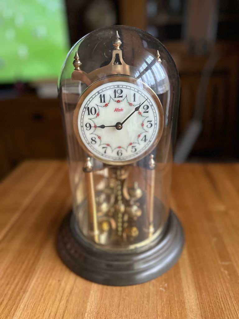Vintage anniversary clock Kundo made in West Germany